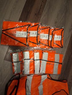 CIMC Orange Safety Vests – Lot of 10+