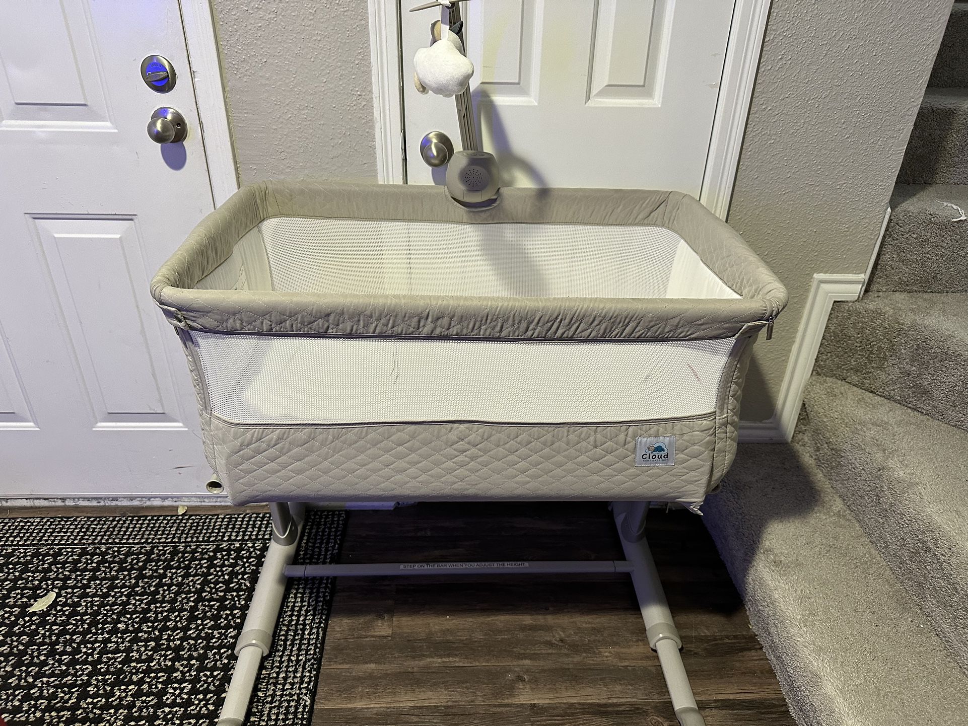 Baby Items( Bassinet, Play Mat And Swing). 