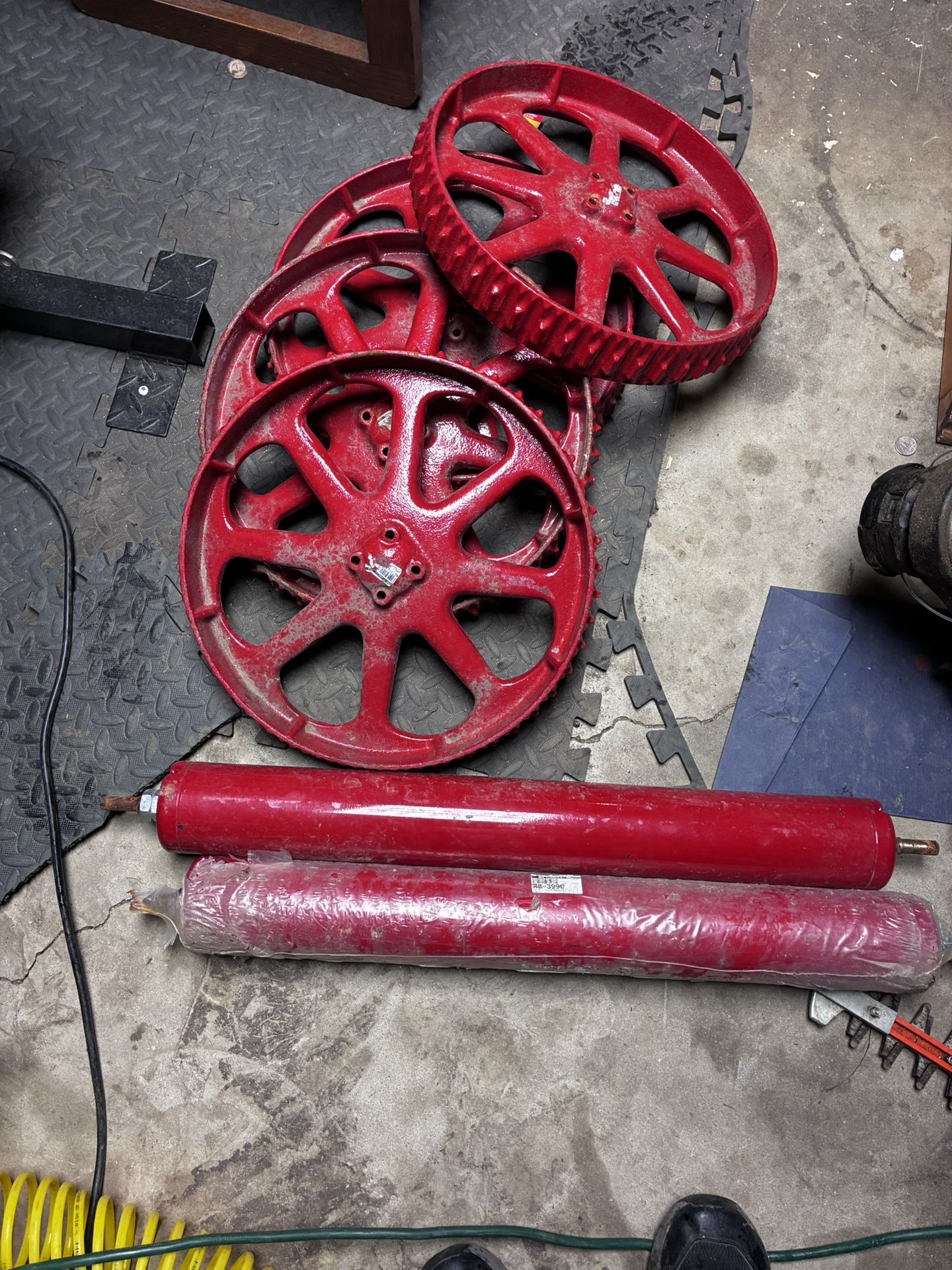 Gang Mower Wheels N Rollers