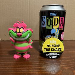 Cheshire Cat Black Light Soda Chase Funko LE 1600