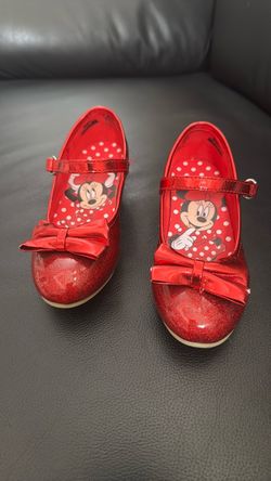 Minnie Mouse Red Dress Up Shoes Sz.9