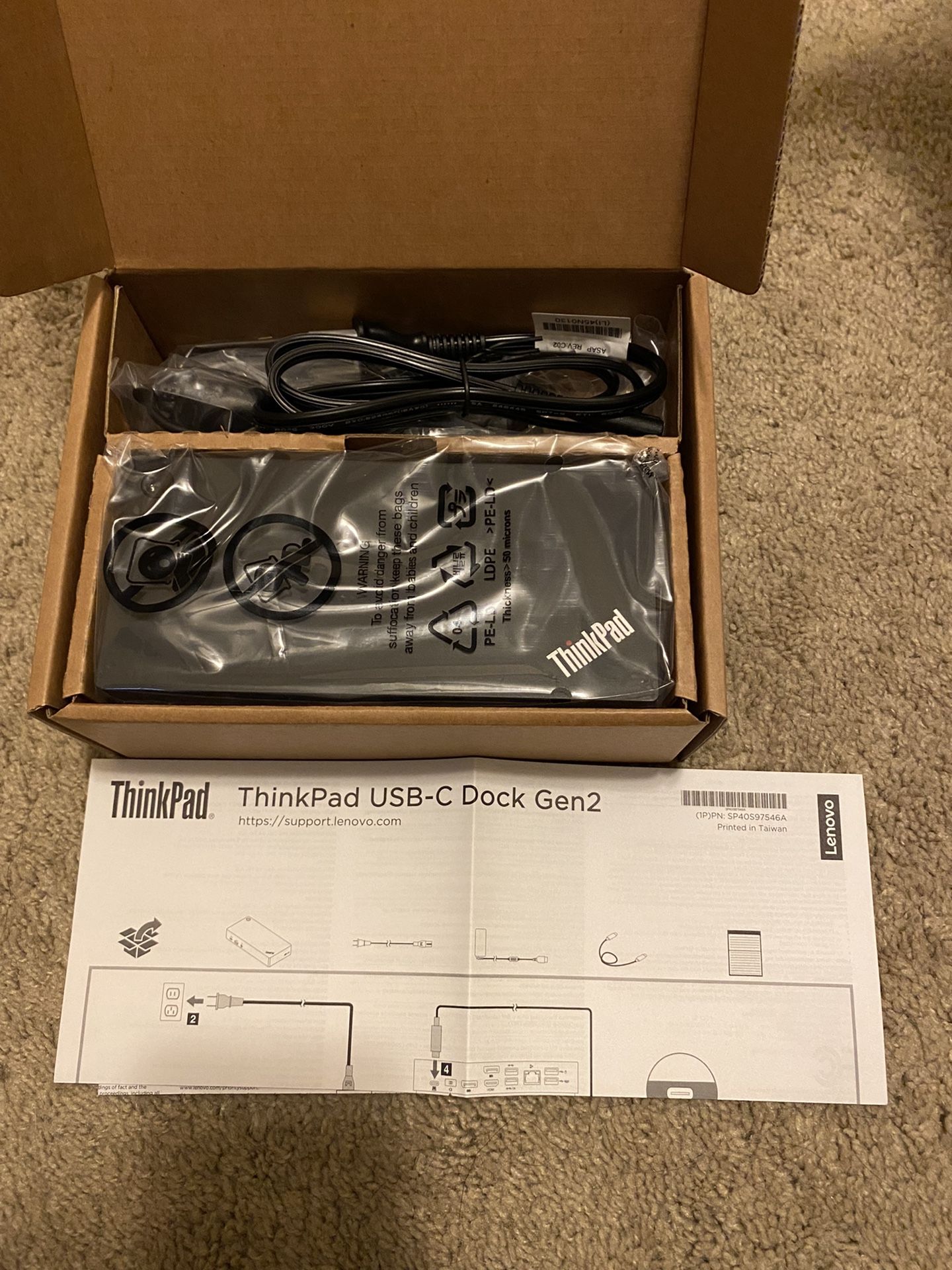 ThinkPad USB-C Dock Gen 2 - NEW IN BOX