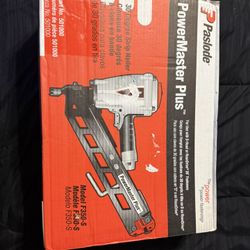 Paslode Pneumatic 3-1/2 in. 30 degree Air Corded PowerMaster Plus Clipped-Head Framing Nailer