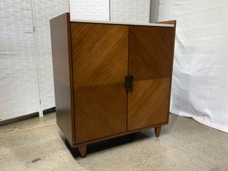 NEW! OVE DECORS Andrea 32″ Accent Bar Cabinet w/ Engineered Stone Top