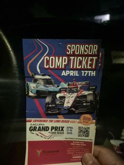 2 Grand Prix Tickets