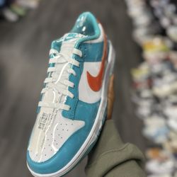 Sz 12 | NEW | 2024 Nike Dunk Low Miami Dolphins 