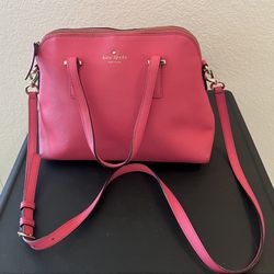 Kate Spade Crossbody Purse Medium Pink Color