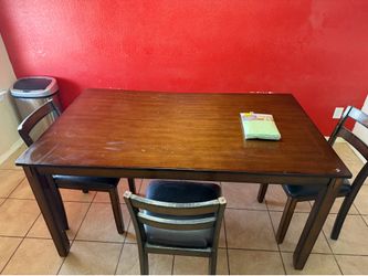 6-Piece Dining Set (Table, Bench & 4 Chairs)