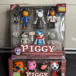 Piggy Roblox Action Figure Pack Lot Series 1 & Series 2 Sealed DLC Code