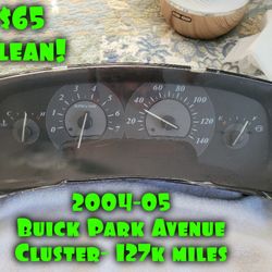 BUICK PARK AVENUE SPEEDOMETER CLUSTER 2004-2005 