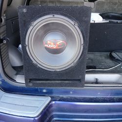 Rockford Fosgate 12 In A Ported  Box And Amp 1200 