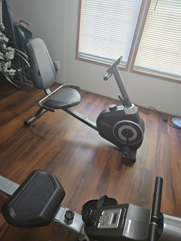 I'm selling my weslow stationary bike. I just don't use it anymore.Nothing wrong with it