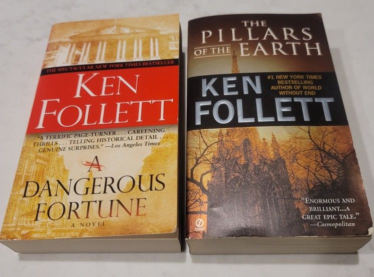 Ken Follett Paperbacks, Set Of 2