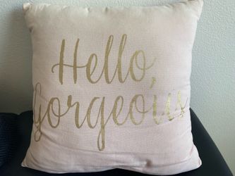 Hello gorgeous pillow