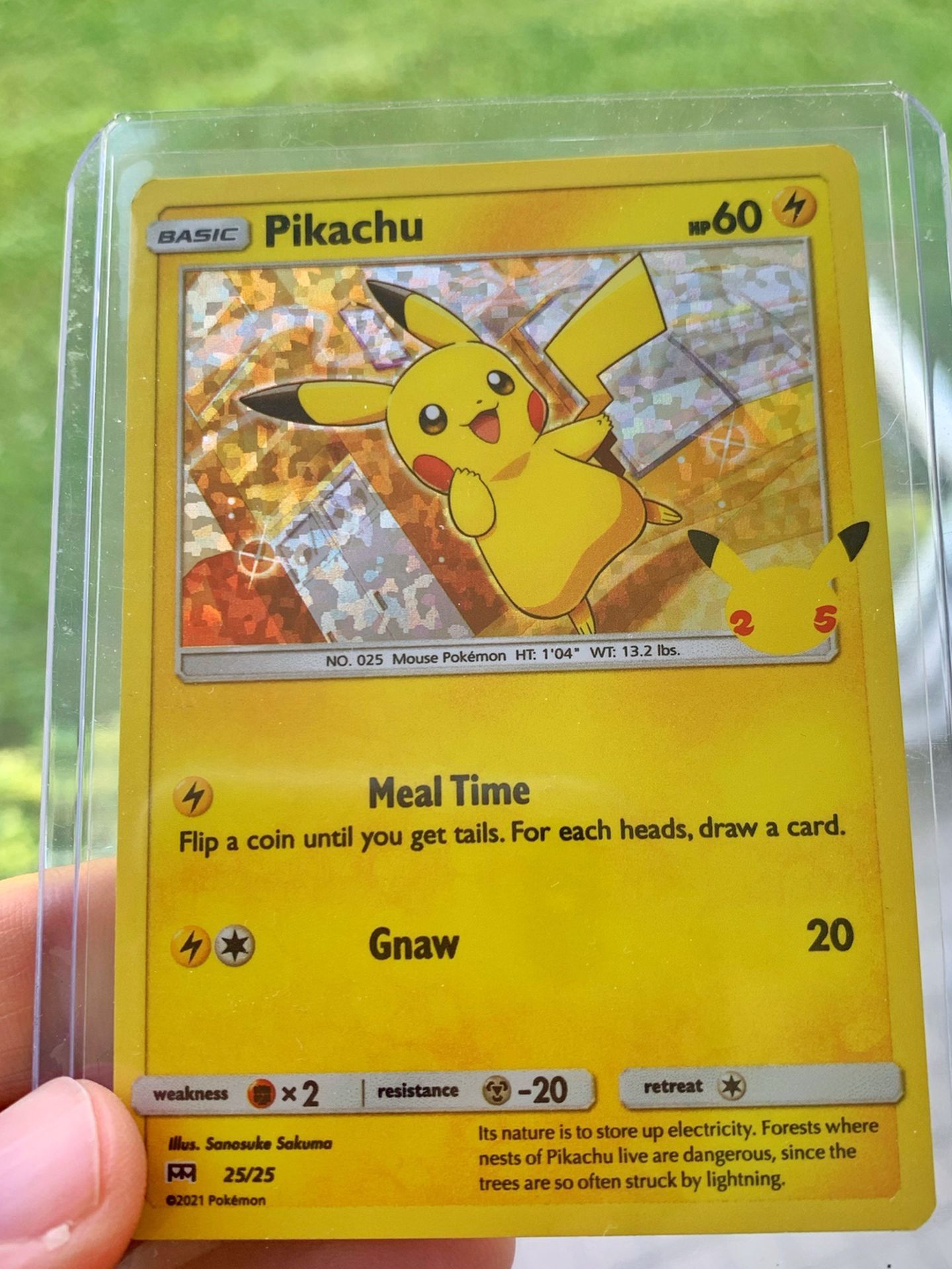 Pikachu Holo - Pokémon card - McDonald’s 2021 Happy Meal Toy Prize - Rare