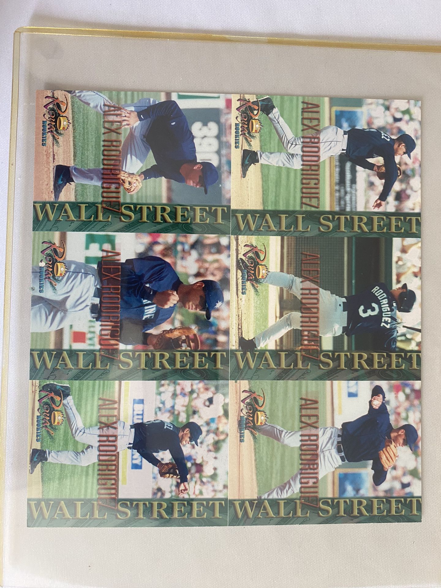 Baseball Cards. 6 Card Sheets.  H Of F