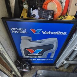 Valvoline Sign And Brake Fluid