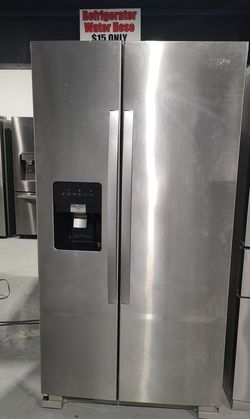 Whirlpool Side-by-Side Stainless Steel Fridge
