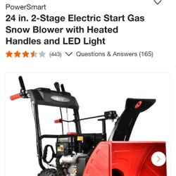 Power Smart Snow Blower New $450 Price FIRM/ Nueva PRECIO FIRME $450
