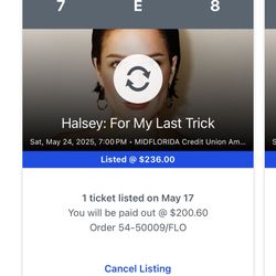 Halsey Concert Tickets 