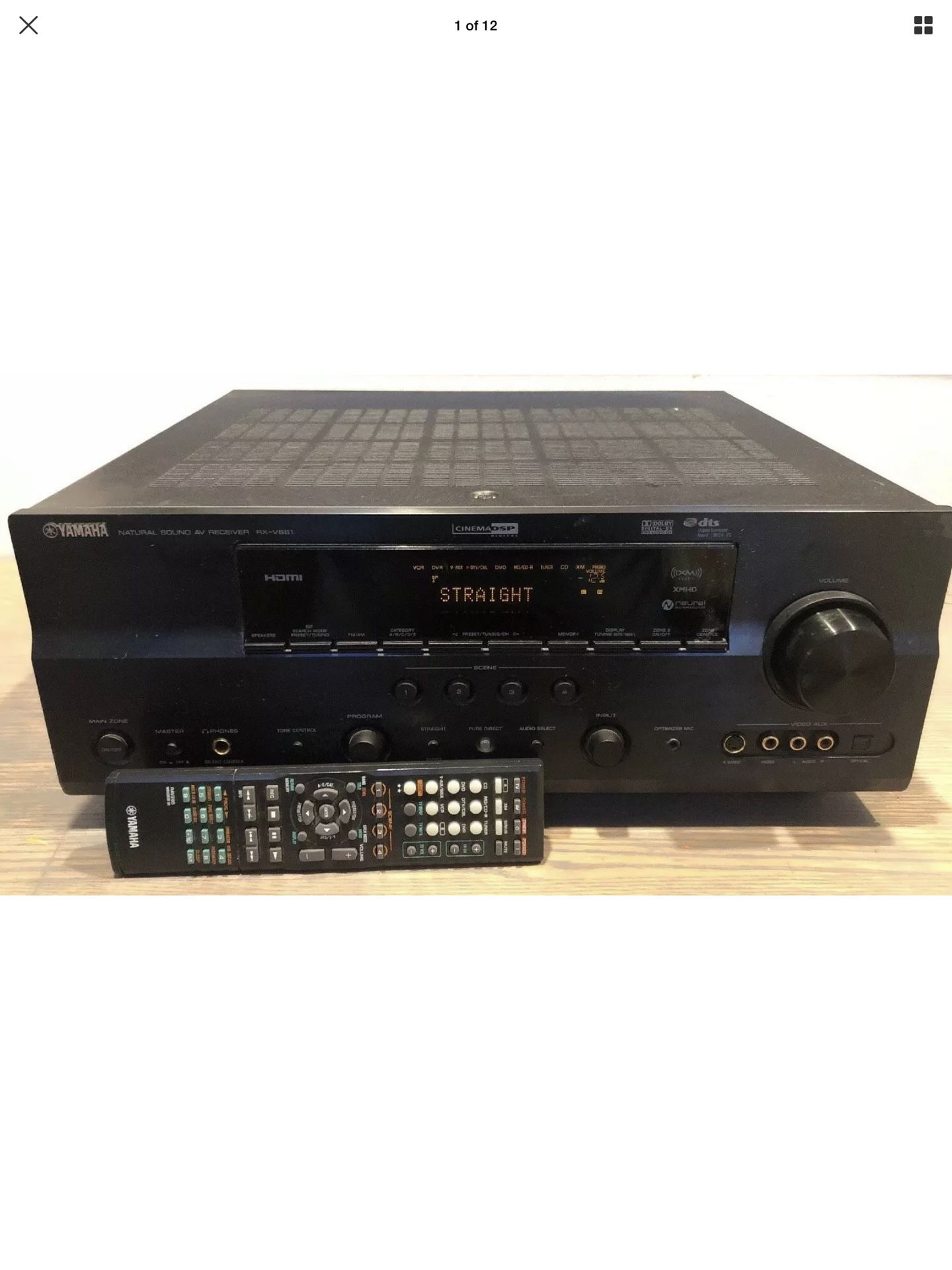 Yamaha RX-V861 Home Theater Receiver 7.1 HD HDMI OBO