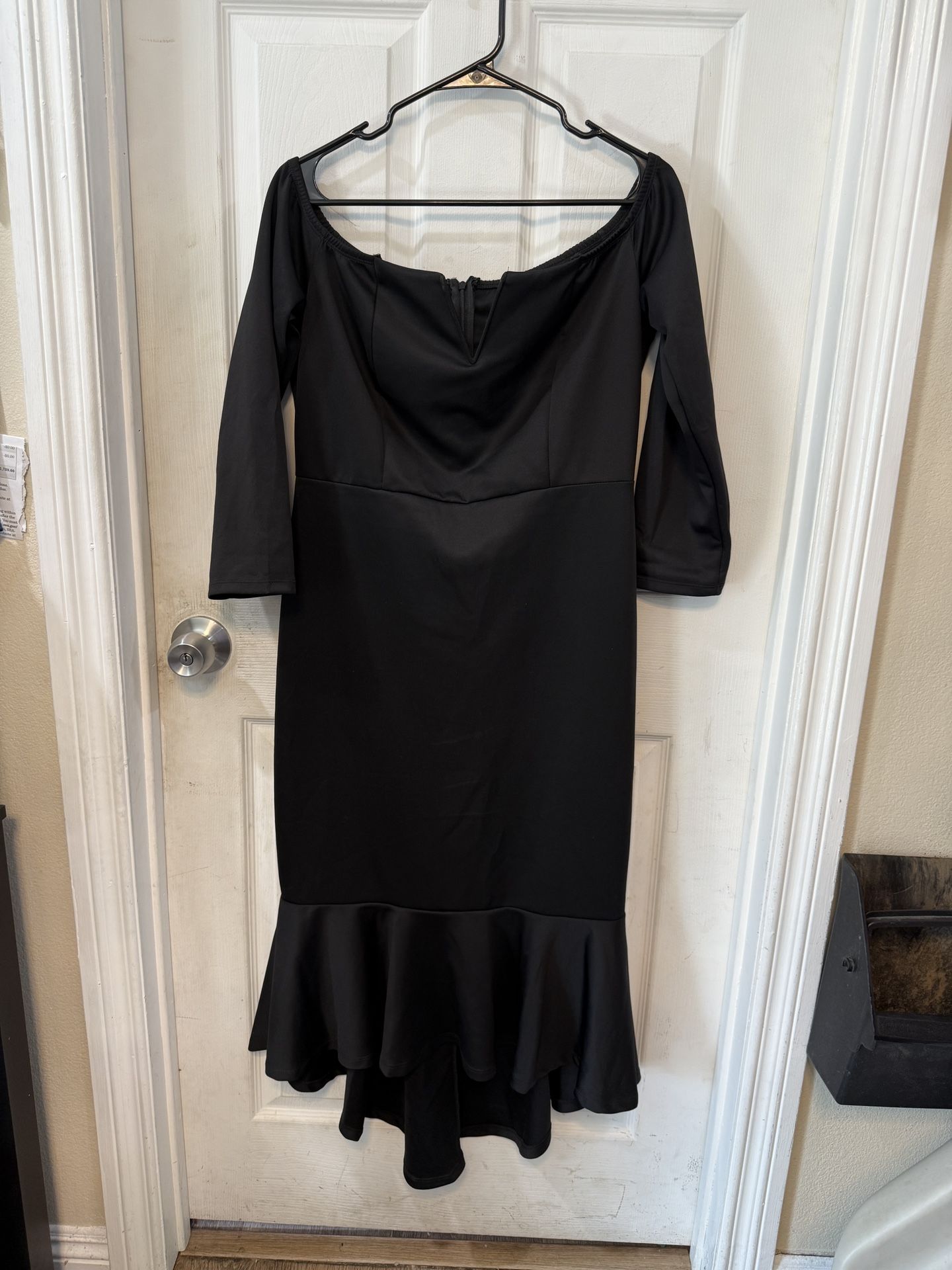Black Party Evening Dress Size 2x