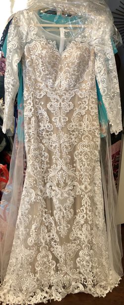 Lace Long Sleeve Wedding Dress