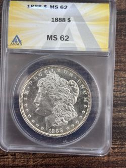 1888 Morgan Silver Dollar Coin