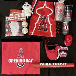 15 pc ANGELS baseball mixed collectibles lot #1