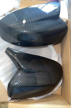 G37 carbon fiber mirror caps