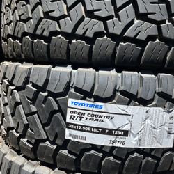 TOYO OPEN COUNTRY R/T TRAIL 35x12.50R18LT TIRES FOR SALE!!!!!