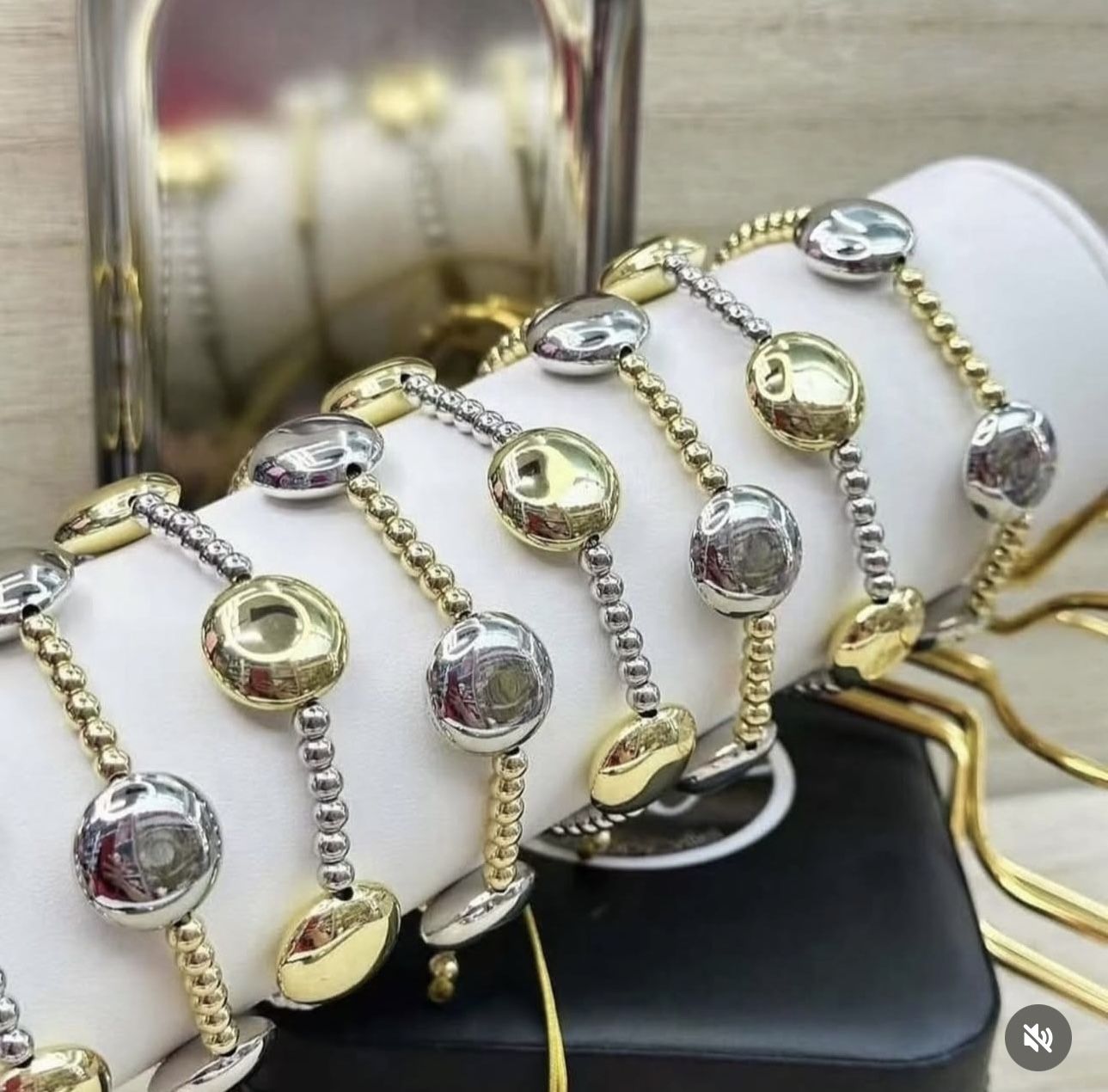 Gold, Plated, Beautiful Heavy Bra, Bracelets