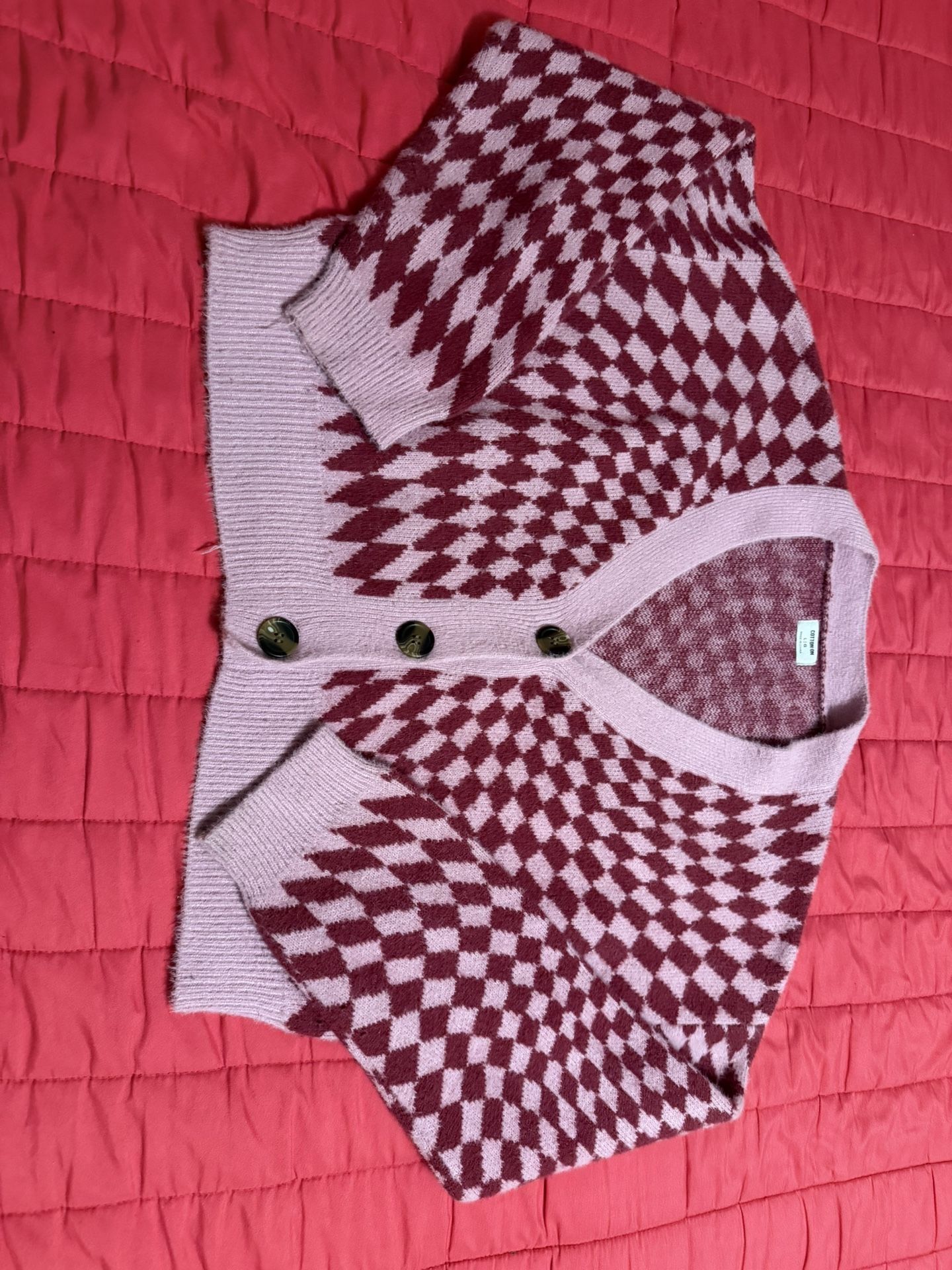 Retro Sweater Size ( L) Cotton