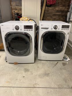 LG front load washer & dryer