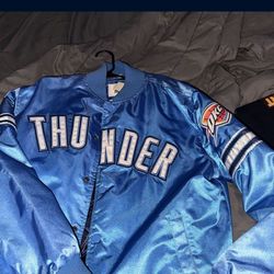 Okc Thunder Bomber Jacket 