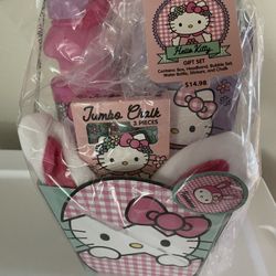 Hello Kitty Gift Basket Brand New 