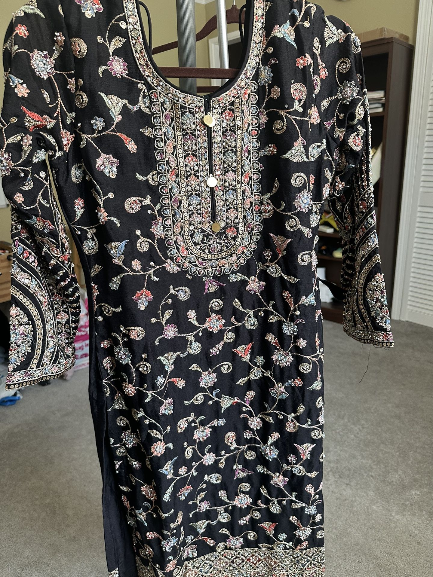 Black N multicolor Work