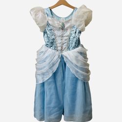 Disney Cinderella Sparkling Blue and White Princess Dress