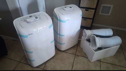 $360 Each - 2 Almost New Toshiba Portable Air Conditioners 10,000 BTU Cools and Dehumidifies