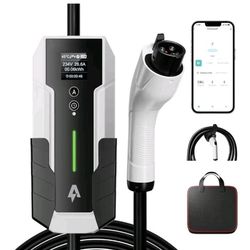 Andeman Hs1 Ev Portable Charger White/Black 110v-240v AC