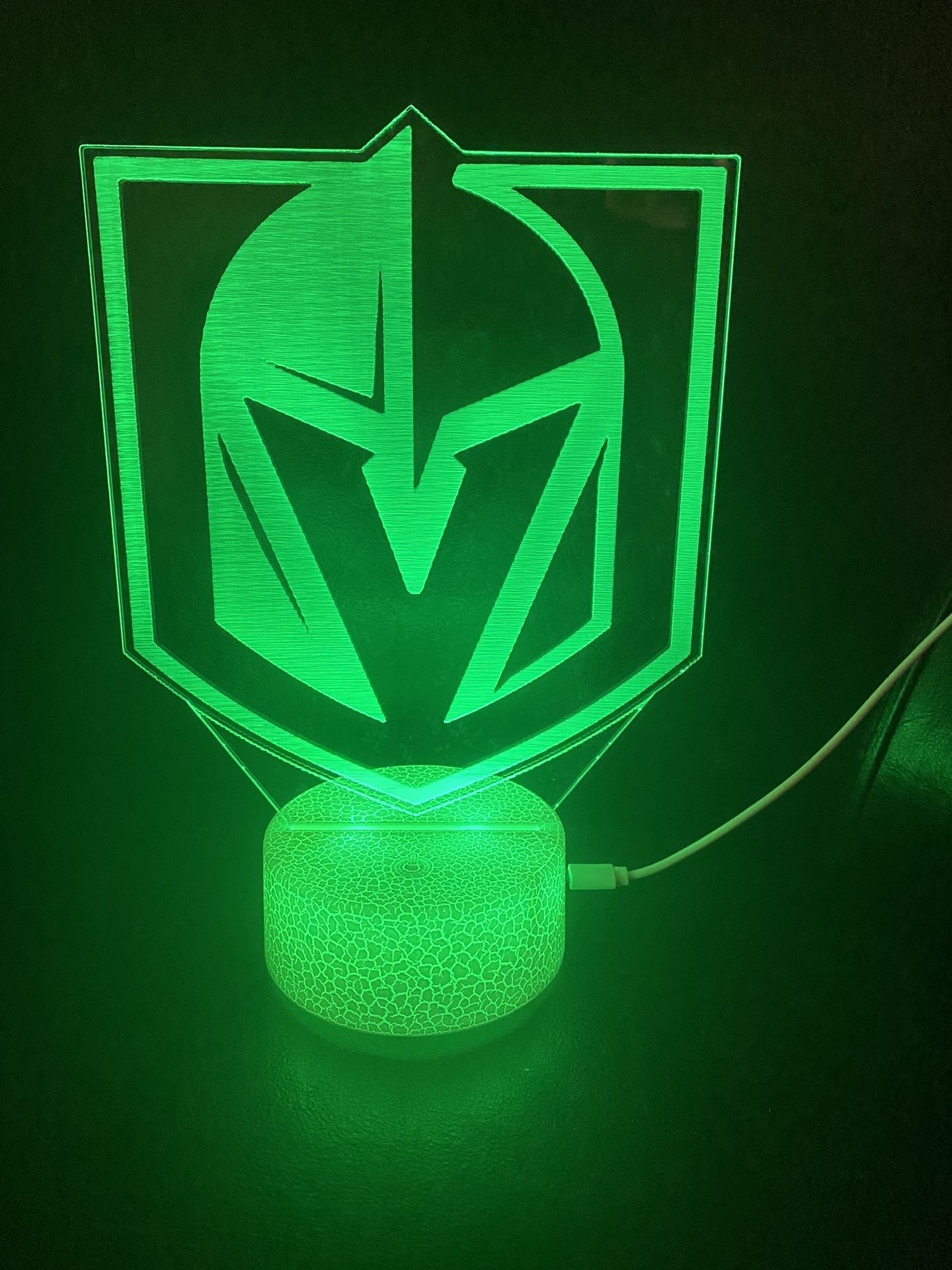 VGK Hockey Vegas 3d Lamp