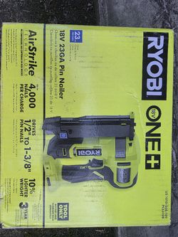18 V. 23 Ga Pin Nailer.