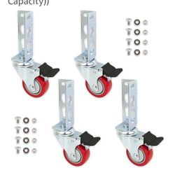 Storage Lock Caster  Wheels Set 4 