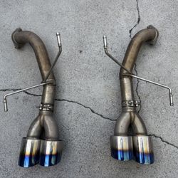 AFD 4” Axle Back Exhaust W/ Burnt Tips 