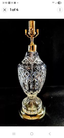 Waterford Genuine Kingsley Fine Cut Crystal Urn Style Lamp - Model 7575 Base!