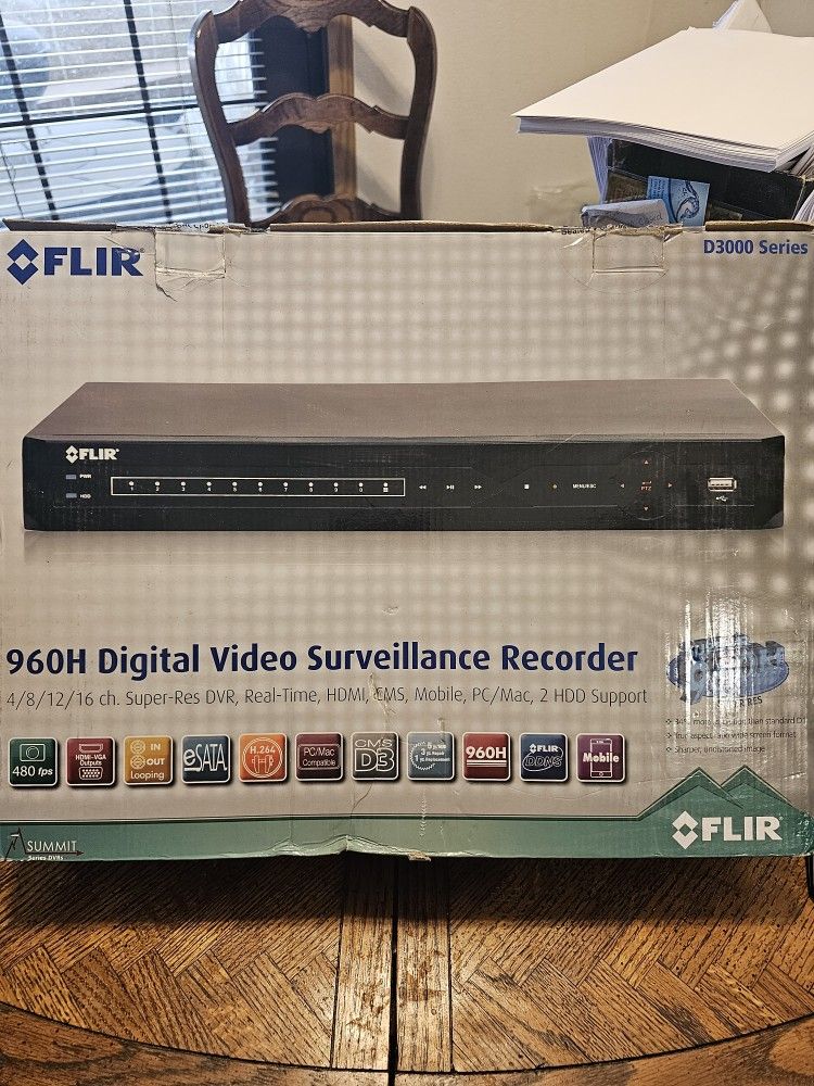FLIR 960H digital video surveillance recorder  - Black 