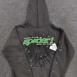 Grey Sp5der Hoodie