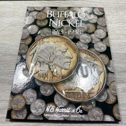 Partial Buffalo Nickels Book