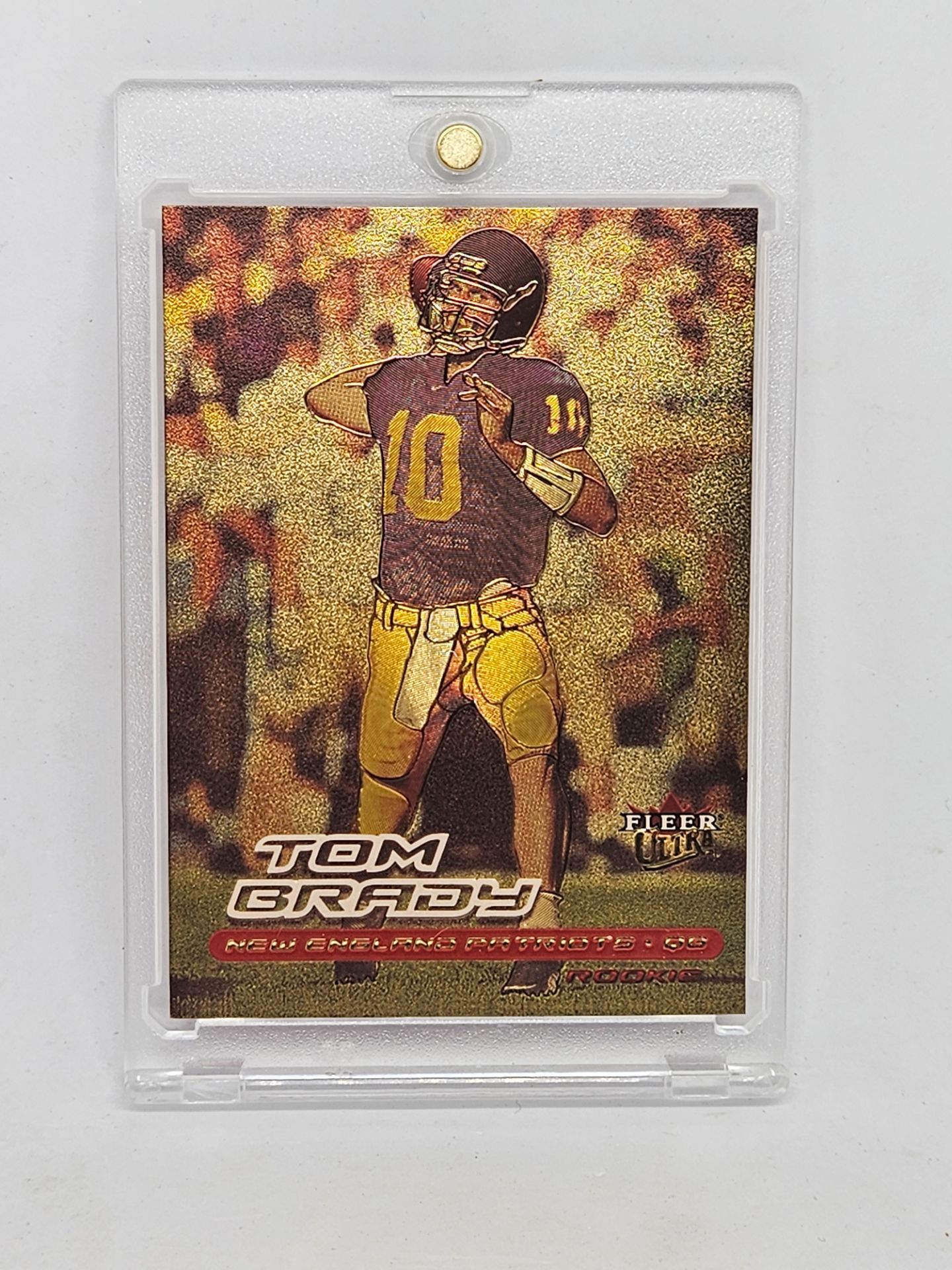 sports cards and collectibles
2000 Fleer Ultra Polychrome Gold Refractor Tom Brady RC
