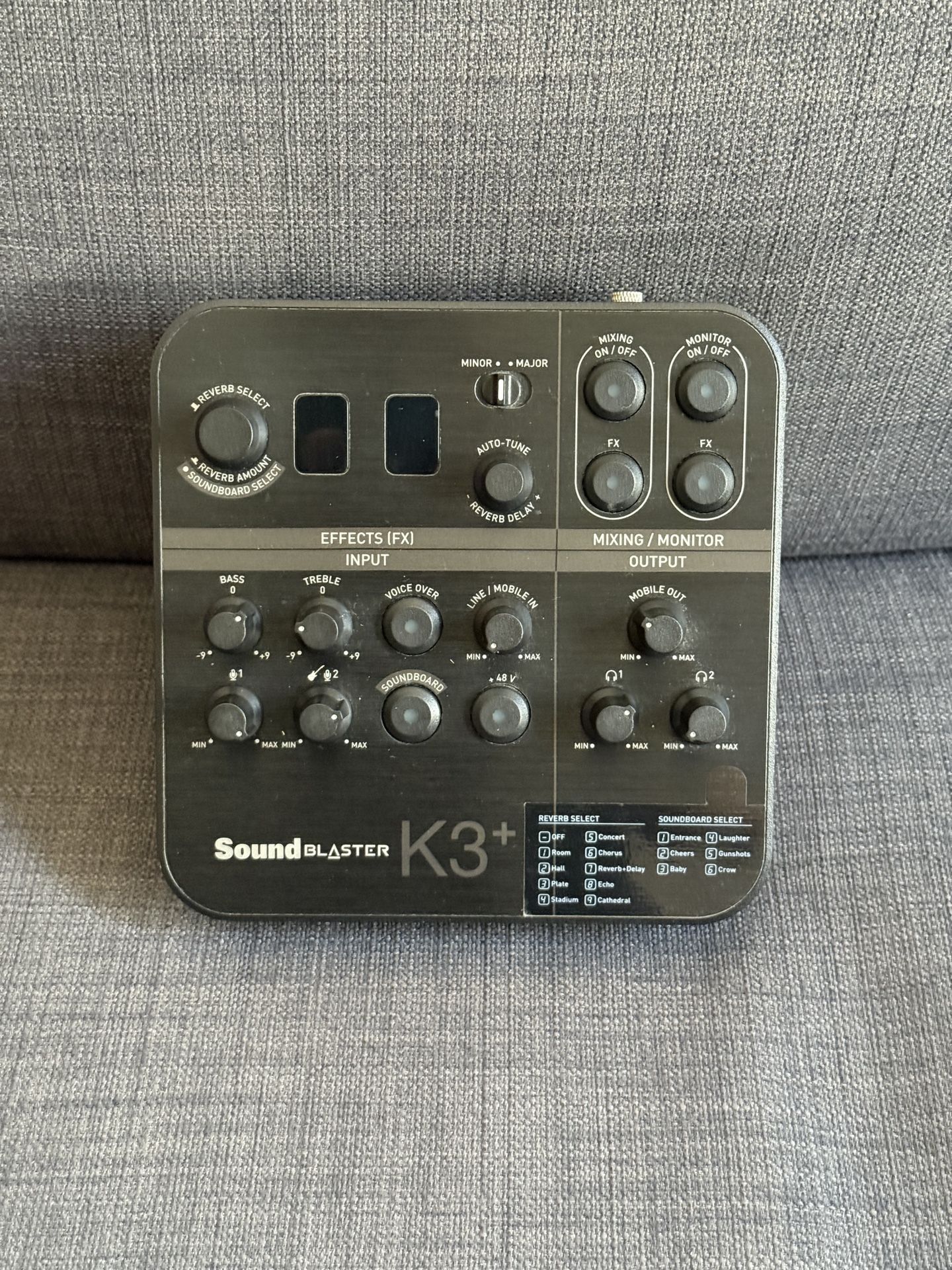 Sound blaster K3+ Audio Mixer